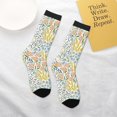 thumbnail image 4 of Uemuo Boho Printed Kids Boys Socks Seamless Crew Socks Crazy Funny Athletic Sport Socks for Children, 4 of 6