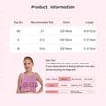 thumbnail image 5 of TSSOE Kids Girls Sparkly Metallic Ruffle Modern Hip Hop Jazz Ballet Dance Vest Stage Performance Tank Crop Tops Dancewear Gold 10-14, 5 of 5