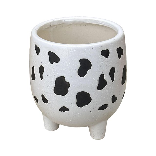 Maceta maceta, decoración creativa para estantería, regalo de inauguración de la casa, decoración del hogar, macetas de flores de vacas lecheras, Estilo B