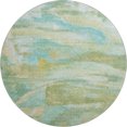 thumbnail image 2 of Addison Rugs Mayfield Premium Machine Washable Transitional Abstract Green Round Rug, 8' x 8', 2 of 6