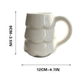 thumbnail image 3 of Christmas Tree Ceramic Mug, Cute Xmas Tree Shaped Coffee Cup, Holiday Drinking Mug for Hot Chocolate Tea Milk Gift for Family Home Party, 3 of 7