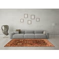 thumbnail image 3 of Ahgly Company Indoor Rectangle Oriental Orange Traditional Area Rugs, 6' x 9', 3 of 4