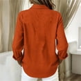 thumbnail image 4 of GUACER Gingham Button-Up Shirts for Women Long Sleeve Collared Loose Fit Casual Lightweight Blouses, 4 of 6