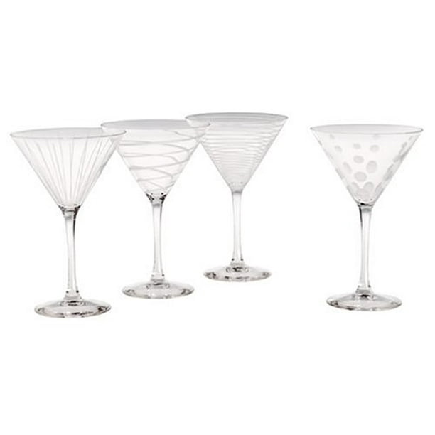 Mikasa Cheers Martini Glass, 10Ounce, Set of 4
