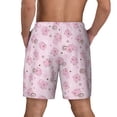 thumbnail image 2 of Lsque Mens Swim Trunks Cute Pig Pattern - Bathing Suit Compression Liner - Beach Swim Shorts Swimwear - (S-3XL) - Stretch Quick Dry -Medium, 2 of 9