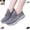 Gray, variant on YOUYEDIAN Sneakers for Women Fashion Platform Breathable Versatile Sport Comfy Sneakers Casual Mesh Soft Outdoor Running Shoes