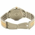 thumbnail image 3 of Caravelle 45B139 Men's New York Brown Dial Two Tone Rose Gold Steel Bracelet Watch, 3 of 4