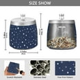 thumbnail image 7 of Stars on A Dark Blue Ashtray with Lid Outdoor Ashtrays for Patio Stainless Steel Ashtray Odorless Smokeless for Home Office Balcony, 7 of 7