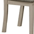 thumbnail image 4 of Side Chair with Fabric Upholstered Seat, Set of 2, Brown - Saltoro Sherpi, 4 of 5