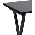 thumbnail image 4 of LLToo Conventional Solid and Sturdy Wood Construction Portable Folding TV Snack Tray Table Desk Serving Stand, Black (6-Piece Set), 4 of 7