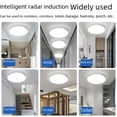 thumbnail image 4 of Led induction ceiling lamp human body sound and light control induction lamp property corridor aisle radar induction ceiling lamp - style：Radar sensing style；, 4 of 5
