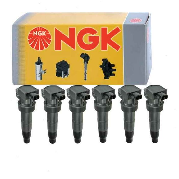6 pc NGK Ignition Coils compatible with Hyundai Azera 3.3L 3.8L V6 2006-2017