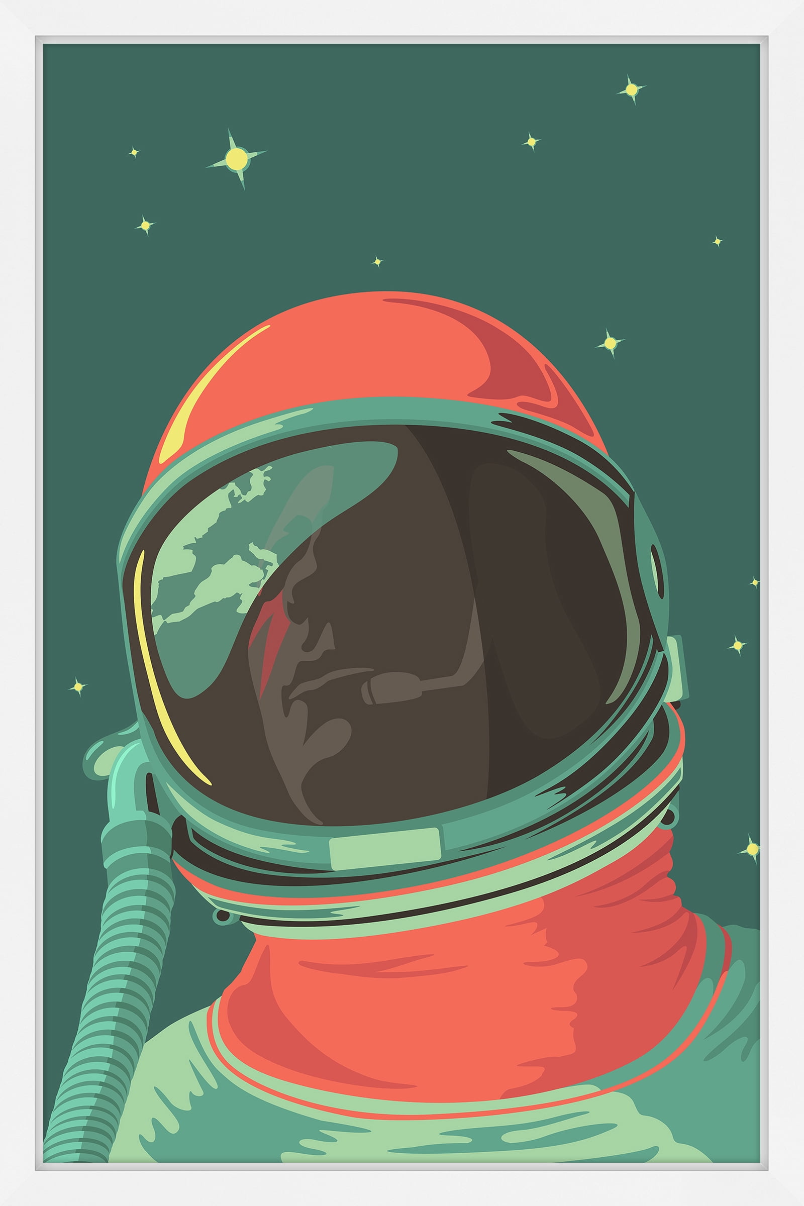 "Major Tom" Framed Painting Print