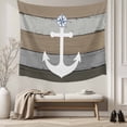 thumbnail image 5 of Anchor Brown Tapestry for Bedroom Wall Hanging Tapestry, Nautical Grey Rustic Farmhouse Wood Grain Ceiling Backdrop Tapestries Poster Blanket Wall Decor for Teens Room Living Room Dorm 51" x 59", 5 of 8