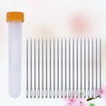 thumbnail image 4 of Shisuyan 20pcs Non-sharp Large-eye Stitching Needles for Leather Craft Projects with Storage Bottle, 4 of 8