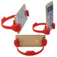 thumbnail image 3 of Soporte Honsky para teléfono móvil con el pulgar hacia arriba, soporte para tableta, escritorio, teléfono inteligente, teléfono móvil, tabletas, universal, ajustable, flexible, rojo intenso, 3 of 7