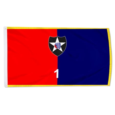 Cayyon 1st Stryker Brigade Combat Team Ghost Brigade Flag 3x5Feet Military Banner with 2 Brass Grommets
