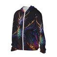 thumbnail image 2 of Fotbe Rainbow Wings Majestic Dragon Men's Women's UPF 50+ Sun Protection Jacket Hooded Cooling Shirt with Pockets Hiking Outdoor Performance-3X-Large, 2 of 8