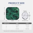 thumbnail image 3 of Daiia Green Leave Fern 2PCS Car Windshield Sun Shade, Foldable Sun Shield for Car Front Window, Auto Sun Blocker Visor Protector Universal for Truck SUV Pickup-Medium, 3 of 7