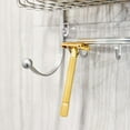 thumbnail image 6 of iDesign York Metal Hanging Shower Organizer, Rust-Resistant Metal, Silver, 10" x 4" x 22", 6 of 7