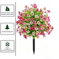 thumbnail image 3 of 22" Artificial Topiary Ball Flowers For Outdoors Planters, Spring Decoration, UV Resistant Faux Summer Plants, Fake Bushes Indoor Decor, Mix 4 Colors for Garden, Porch & Patio, 3 of 5