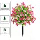 thumbnail image 3 of YiJuHui Artificial Flower Stakes Outdoor Decor, Realistic Faux Floral Garden Stakes, UV Resistant Waterproof, Easy Install for Yard Patio Lawn Landscaping, 3 of 5
