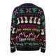 thumbnail image 3 of Gibobby Sudadera con estampado para mujer Suéter de punto suelto para mujer Otoño/Invierno Árbol de Navidad Suéter de cuello Rojoondo Pequeño muñeco de nieve Lentejuelas bordadas Suéter (Azul, L), 3 of 5