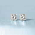 thumbnail image 3 of Diamond Stud Earring | 6 Carat IGI Certified Princess Shape Lab Grown Diamond Stud | 18K in Yellow Gold | Solice Lab Diamond Halo Stud Earrings | Prong Setting | FG-VS1-VS2 Quality | Friendly Diamonds, 3 of 5