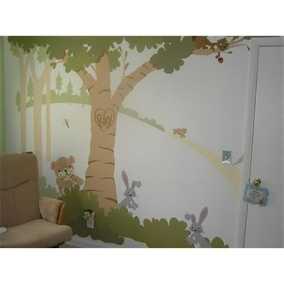 Teddys Wooded Wonderland P1 - Paint It Yourself