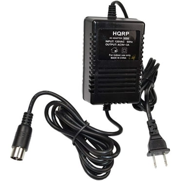 HQRP AC Adapter for Korg KA163 KA163E 57A-9-3000 500405013600 KA143 fits D8 D12 D16 Digital Recording Studio, AM8000R Multi Effect Processor, DL8000R Digital Multi Tap Delay, 9V AC Cord