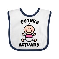 Inktastic Future Actuary Baby Girl Girls Baby Bib