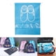 thumbnail image 4 of Bolsa de almacenamiento de zapatos con cordón, organizador de viaje, bolsas de embalaje portátiles Azul M, 4 of 9