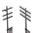 thumbnail image 6 of guohui 4X O Scale 1/42 Miniature Telephone Poles Model Train Landscape Diy Accessories, 6 of 8
