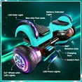 thumbnail image 6 of TST Bluetooth Hoverboard, 6.5" 300W Powerful Motor Hover Board with LED Lights, 6-10MPH Max Speed Self Balancing Electric Scooter, 6 of 7