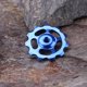 thumbnail image 5 of Aleación de aluminio MTB Bike Ceramic Bearing 11T Wheel Desviador trasero (Azul), 5 of 7