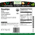 thumbnail image 2 of Frontier Co-op Certified Organic Whole Rosehips, 16 oz. Bag, 2 of 8
