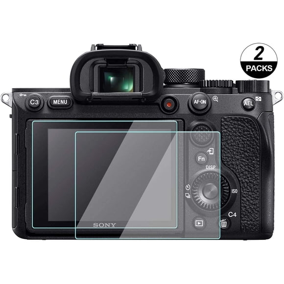 WH1916 Protecteurs d'Écran en Verre Compatibles pour Sony Alpha A7R IV A7R4 / A7R III A7III A7II / A7R3 A7R2 A7M2 Numérique