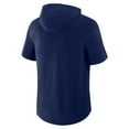thumbnail image 3 of Men's Fanatics Navy Dallas Mavericks Pass Legend Raglan Hoodie T-Shirt, 3 of 3