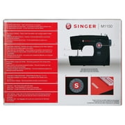 ماكينة خياطة ميكانيكية Singer M1150 مزودة بـ 45 غرزة، وإضاءة Led وفتحة زر بخطوة واحدة | الاختيار الذكي للإهداء (أسود)