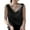 P Black, variant on Womens Silk Tank Top Double V-Neck Sleeveless Summer Loose Fit Cami Blouse Vest Top Silk Style Base Layer Tee XL