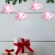 thumbnail image 4 of xihome Paquete de 4 adornos navideños de plstico para rbol, decoraciones colgantes de formas curiosas, rosa, dorado, verde, plateado y brillantes., 4 of 6