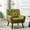 Green, variant on Durable Velvet Chair - Comfortable Lounge - Indoor Living Areas - Wood Frame Base