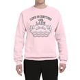 thumbnail image 2 of Wild Bobby, Life Is Better At The Lake, Unisex Crewneck Graphic Sweatshirt, Light Pink, Small, 2 of 4