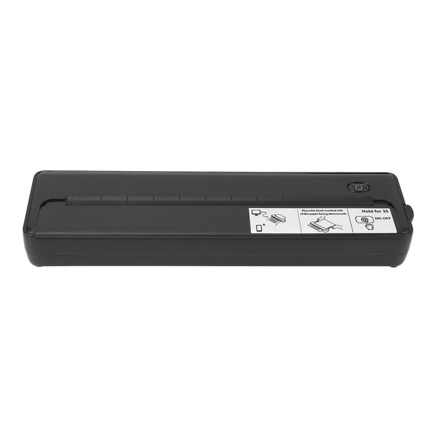 Portable Thermal Printer, A4 203DPI Inkless Thermal Printer Support 210mm /218mm A4 Size, Mobile Printer for IOS or for Laptop for Office Car Home