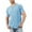 Blue 2, variant on JTieacloth Bulk T Shirts European Solid Color Lightweight Elastic Base Shirt Men Casual Loose Comfortable Business Sports Round Neck Short Sleeved T Shirt