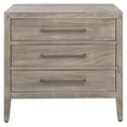 thumbnail image 2 of SAFAVIEH Couture Ariella Modern Nightstand with 3 Drawers, Light Grey, 2 of 15