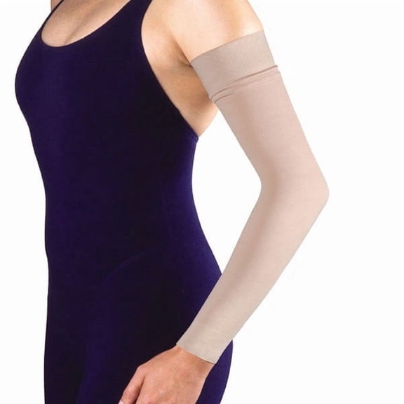 Jobst Bella-Lite 20-30 mmHg Lymphedema Compression Armsleeve w/Band Beige Small Long