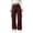 AN14_Wine, variant on Lumtrix Womens Cargo Pants High Waisted Casual Baggy Parachute Pants Wide Leg Hiking Adjustable Hem Joggers with 4 Pockets Purple L
