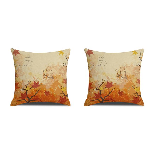 Kearding Funda de almohada Funda de almohada decorativa Funda de almohada de decoración cuadrada 4 cuatro 21XM23 2Conjunto