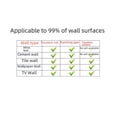 thumbnail image 3 of Estante de almacenamiento de pared sin perforaciones, estante de pared para cabecera, decoración de pared, estante colgante de tablero de madera para dormitorio, estantería, 3 of 4